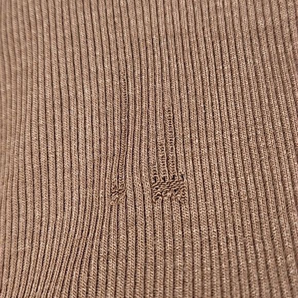 NWT Old Navy Brown Ultralite Long Sleeve Turtleneck Go Dry Activewear Top 4X - Picture 4 of 4